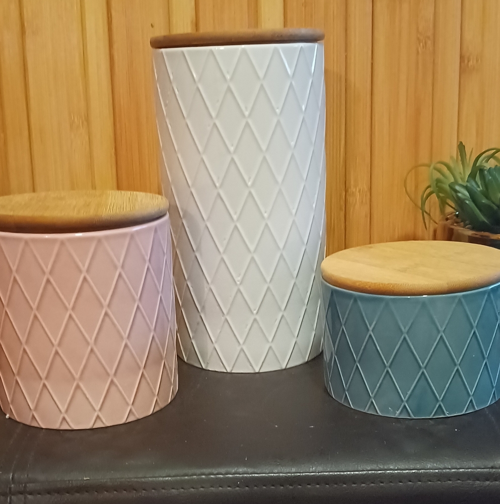 3 Piece Canister Set